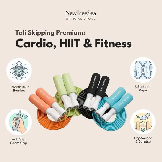 Tali Skipping Olahraga Jump Rope NewActive by NewTreeSea